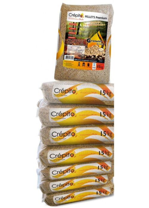 Crepito Holzgranulat (Palette mit 72 SACS-1080KG)