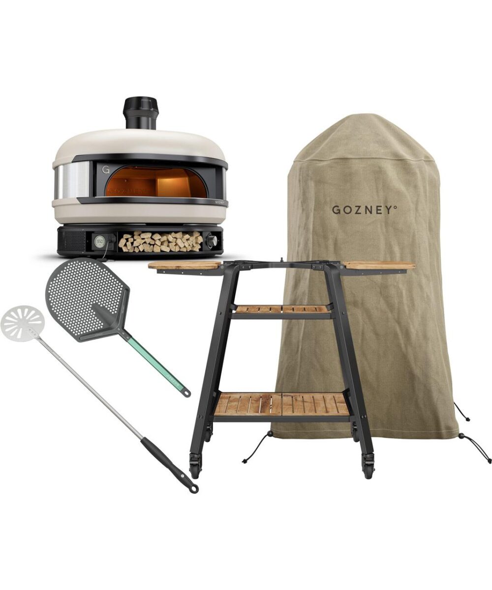 Pizzaofen Gozney Dome Starter-Set inkl. Untergestell, Dual Fule für Holz & Gas