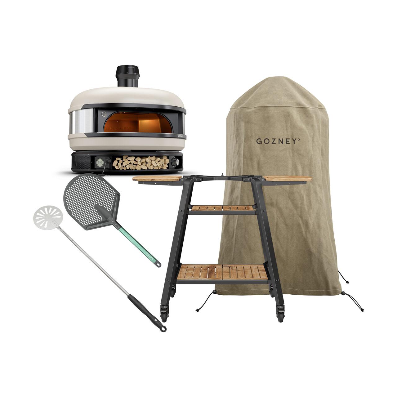 Pizzaofen Gozney Dome Starter-Set inkl. Untergestell, Dual Fule für Holz & Gas