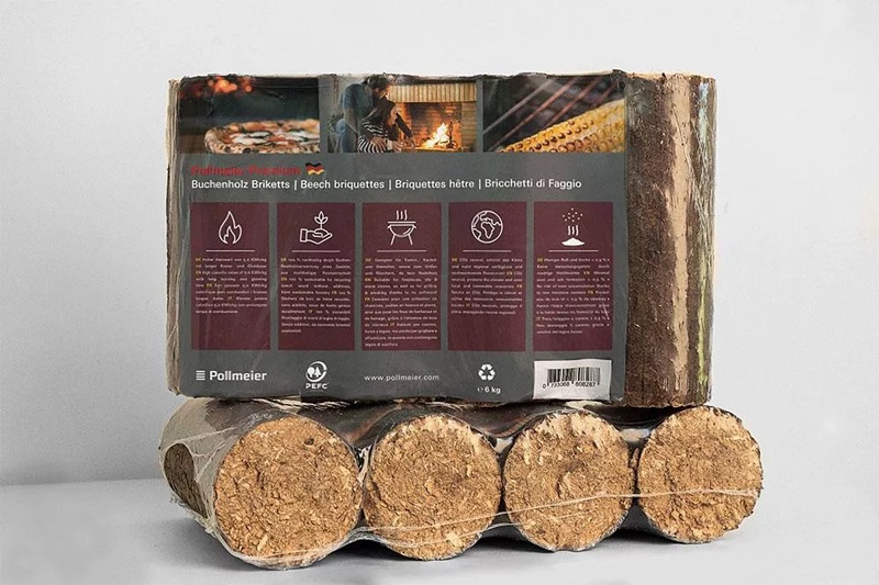 Buchenholzbriketts Pollmeier Premium (21x9) 960 kg – Bild 3