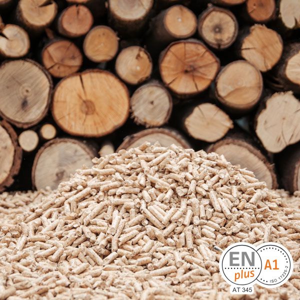 Pellets Lose  Buche eingeblasen – ENplus® A1