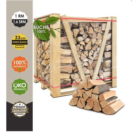 Brennholz Buche 25 cm, 1,6 SRM/1RM