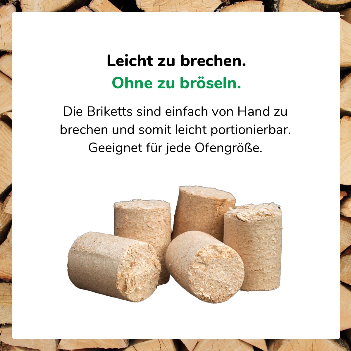 Premium-Holzbriketts (Nestro) – Bild 3