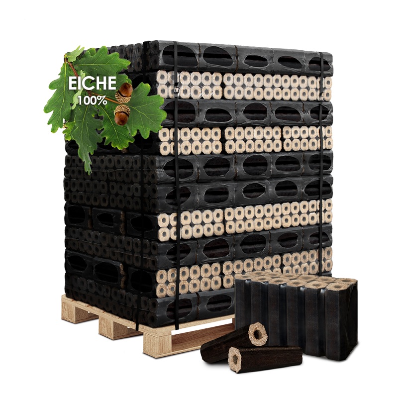 Eichenholzbriketts Pini&Kay Palette 960 kg (6x23 cm) – Bild 2