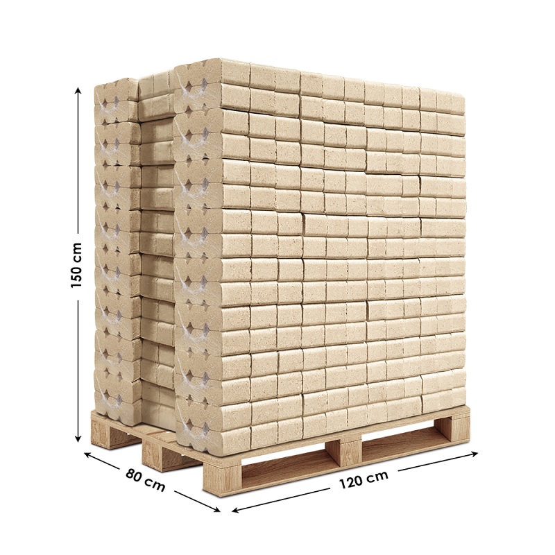 Uckermark Holzbriketts 960 kg – Bild 4